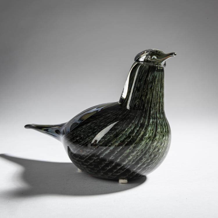 Bild 1 zu Objekt, Jahresvogel Singdrossel 'Laulurastas', 1997, Oiva Toikka, Nuutaj&auml;rvi, Notsj&ouml;; Iittala, Kalvola, 161D 930