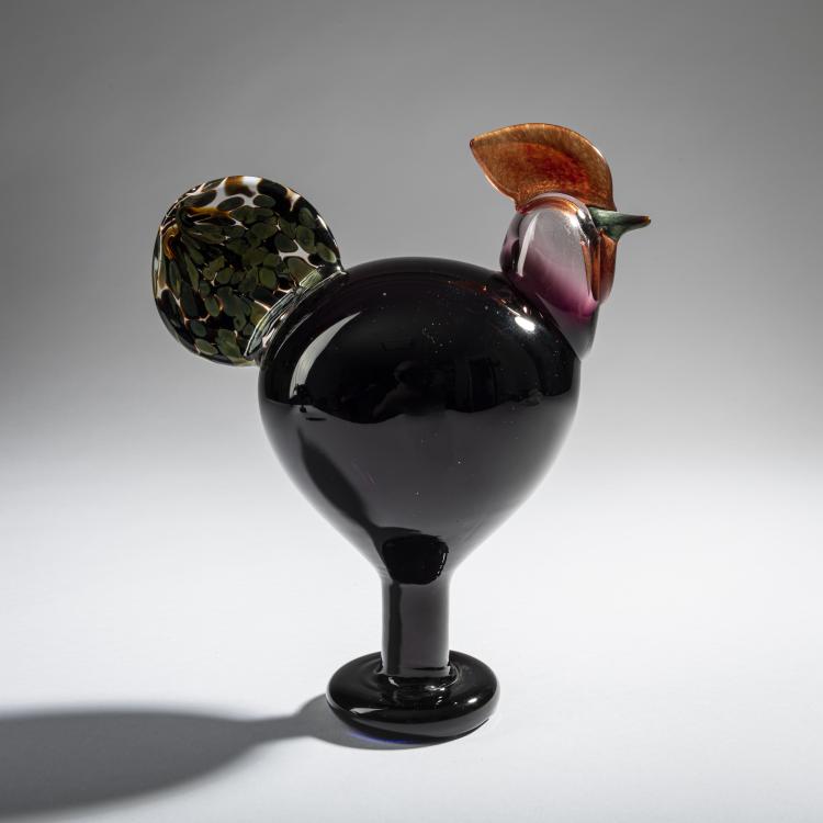 Hauptbild zu Objekt, Annual bird cock 'Kukko', 1998, Oiva Toikka, Nuutaj&auml;rvi, Notsj&ouml;; Iittala, Kalvola, 161D 940