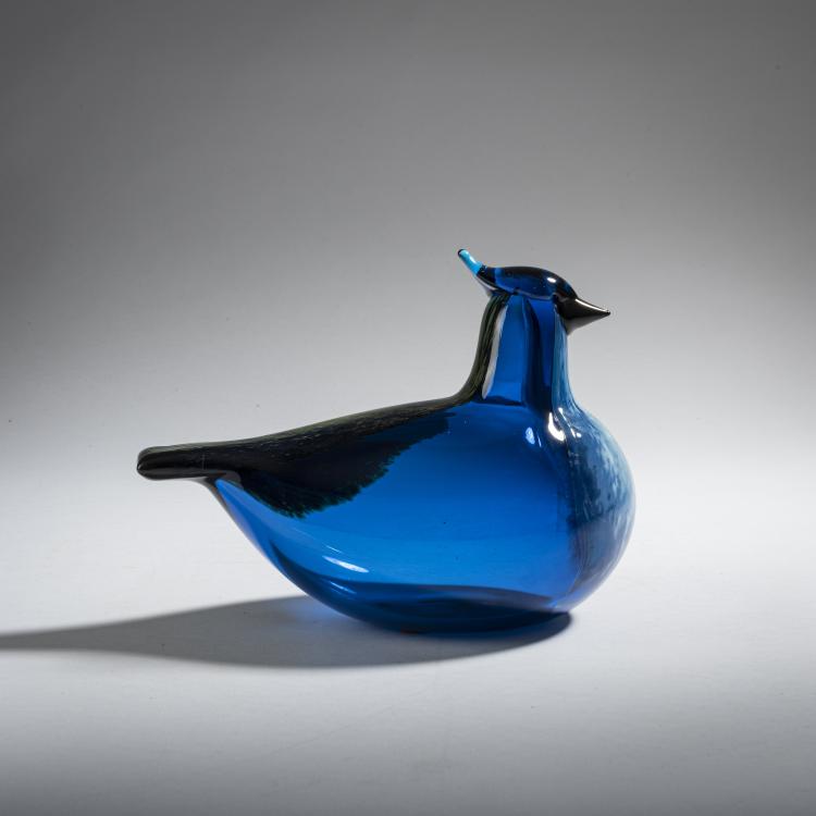 Hauptbild zu Objekt, Annual bird European roller 'Sinin&auml;rhi', 1999, Oiva Toikka, Nuutaj&auml;rvi, Notsj&ouml;; Iittala, Kalvola, 161D 946