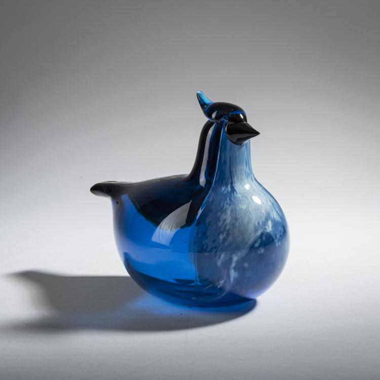 Bild 1 zu Objekt, Annual bird European roller 'Sinin&auml;rhi', 1999, Oiva Toikka, Nuutaj&auml;rvi, Notsj&ouml;; Iittala, Kalvola, 161D 946