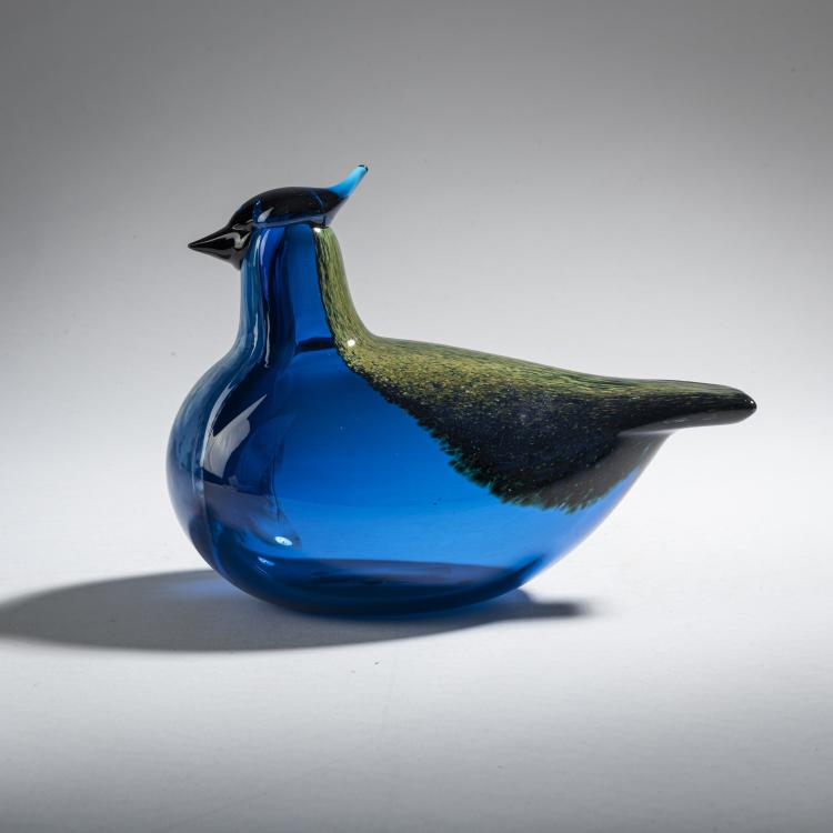 Bild 2 zu Objekt, Annual bird European roller 'Sinin&auml;rhi', 1999, Oiva Toikka, Nuutaj&auml;rvi, Notsj&ouml;; Iittala, Kalvola, 161D 946