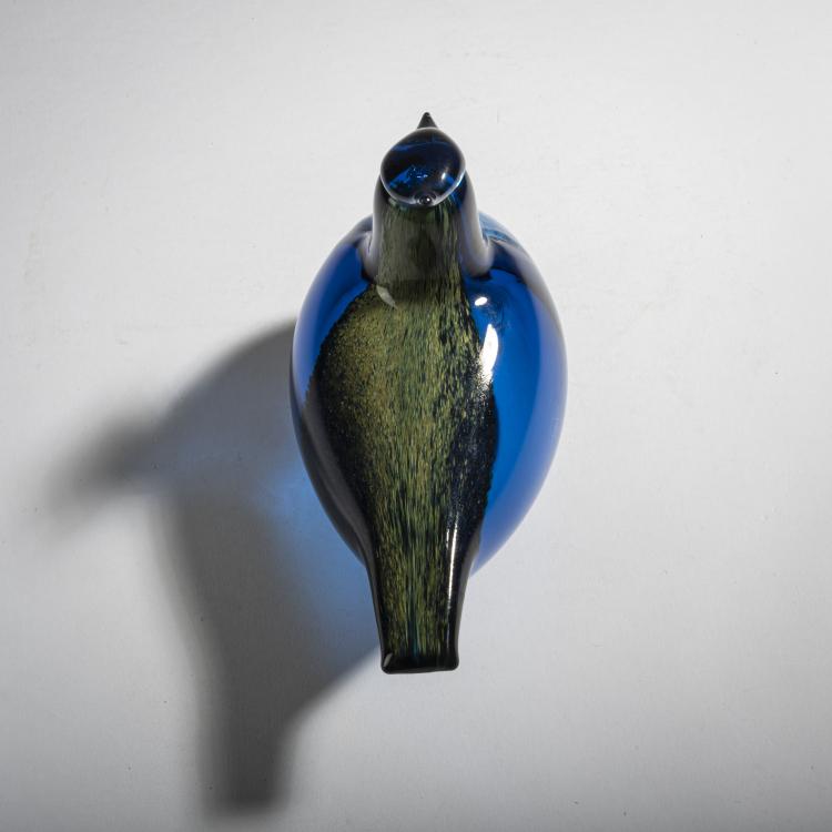 Bild 3 zu Objekt, Annual bird European roller 'Sinin&auml;rhi', 1999, Oiva Toikka, Nuutaj&auml;rvi, Notsj&ouml;; Iittala, Kalvola, 161D 946