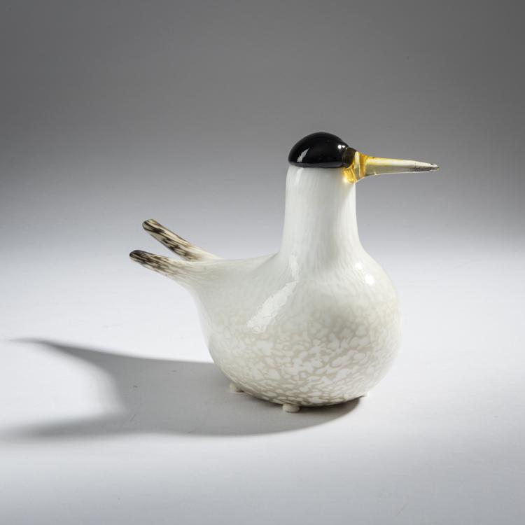 Bild 2 zu Objekt, Arctic tern 'Lapintiira', 2000, Oiva Toikka, Nuutaj&auml;rvi, Notsj&ouml;; Iittala, Kalvola, 161D 956