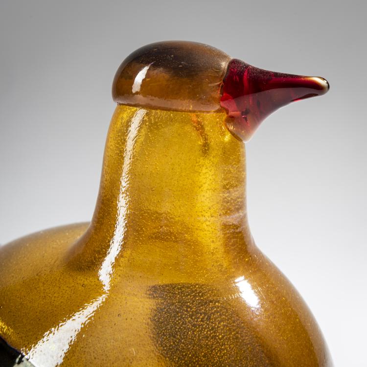 Bild 2 zu Objekt, Jahresvogel Goldtaube 'Kultakyyhky', 2001, Oiva Toikka, Nuutaj&auml;rvi, Notsj&ouml;; Iittala, Kalvola, 161D 967