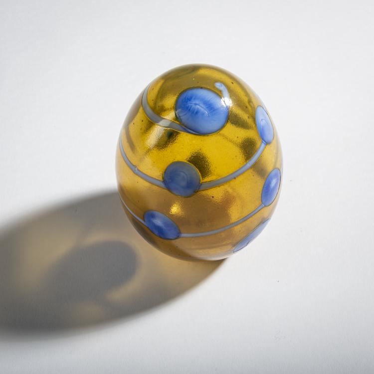 Bild 2 zu Objekt, Blue scaup duck egg 'Sinisotkan Muna', 2004, Oiva Toikka, Nuutaj&auml;rvi, Notsj&ouml;; Iittala, Kalvola, 161D 993