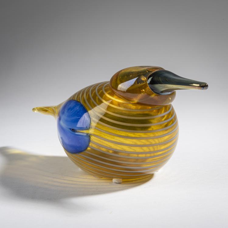 Bild 1 zu Objekt, Blue mountain duck 'Sinisotka Vuosilintu', 2004, Oiva Toikka, Nuutaj&auml;rvi, Notsj&ouml;; Iittala, Kalvola, 161D 994