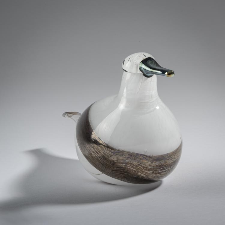 Bild 1 zu Objekt, Jahresvogel Polarente 'P&auml;lvialli', 2006, Oiva Toikka, Nuutaj&auml;rvi, Notsj&ouml;; Iittala, Kalvola, 161D 1019