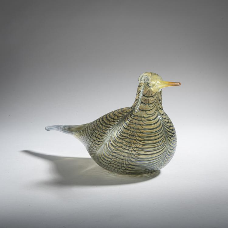 Bild 1 zu Objekt, Annual bird Cloud Tern 'Palvitiira', 2007, Oiva Toikka, Nuutaj&auml;rvi, Notsj&ouml;; Iittala, Kalvola, 161D 1026