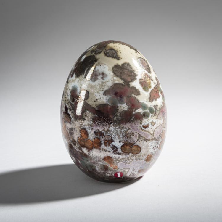 Hauptbild zu Objekt, Cucunor-Ei 'Viiri&auml;isen Muna', 2008, Oiva Toikka, Nuutaj&auml;rvi, Notsj&ouml;; Iittala, Kalvola, 161D 1037