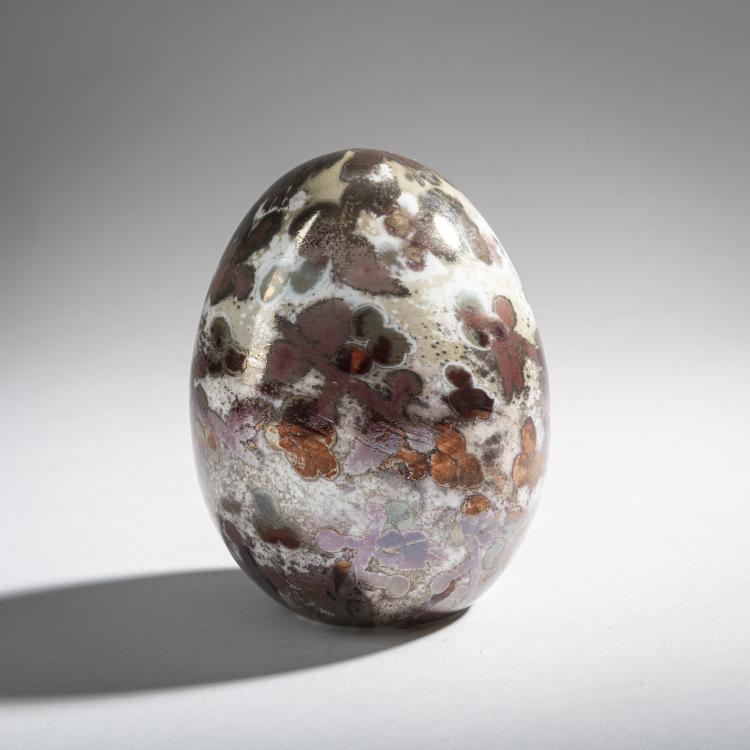 Bild 1 zu Objekt, Cucunor-Ei 'Viiri&auml;isen Muna', 2008, Oiva Toikka, Nuutaj&auml;rvi, Notsj&ouml;; Iittala, Kalvola, 161D 1037