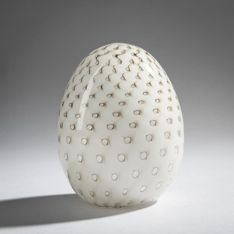 Hauptbild zu Objekt, Annual egg 'Raakelin T&auml;hden', 2009, Oiva Toikka, Nuutaj&auml;rvi, Notsj&ouml;; Iittala, Kalvola, 161D 1049