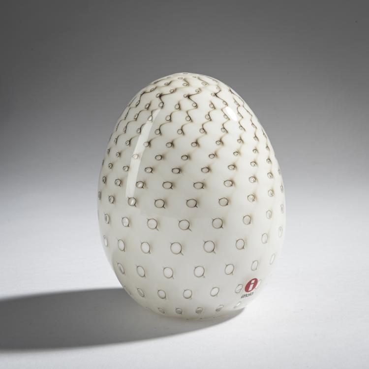 Bild 1 zu Objekt, Annual egg 'Raakelin T&auml;hden', 2009, Oiva Toikka, Nuutaj&auml;rvi, Notsj&ouml;; Iittala, Kalvola, 161D 1049