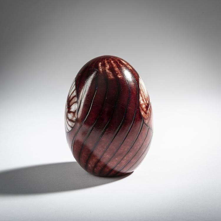 Bild 1 zu Objekt, Annual egg Rosebud 'Ruusunnuppun muna, 2010, Oiva Toikka, Nuutaj&auml;rvi, Notsj&ouml;; Iittala, Kalvola, 161D 1063