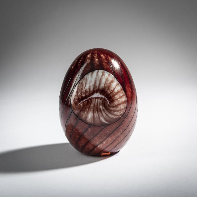 Bild 2 zu Objekt, Annual egg Rosebud 'Ruusunnuppun muna, 2010, Oiva Toikka, Nuutaj&auml;rvi, Notsj&ouml;; Iittala, Kalvola, 161D 1063