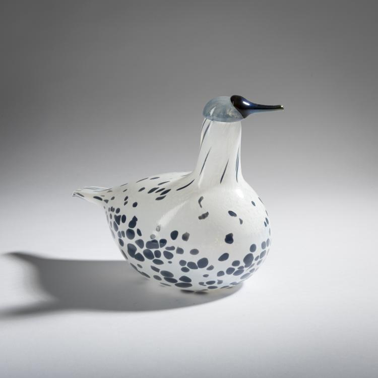Bild 1 zu Objekt, Annual bird Mistle thrush 'Kulorastas', 2013, Oiva Toikka, Nuutaj&auml;rvi, Notsj&ouml;; Iittala, Kalvola, 161D 1091