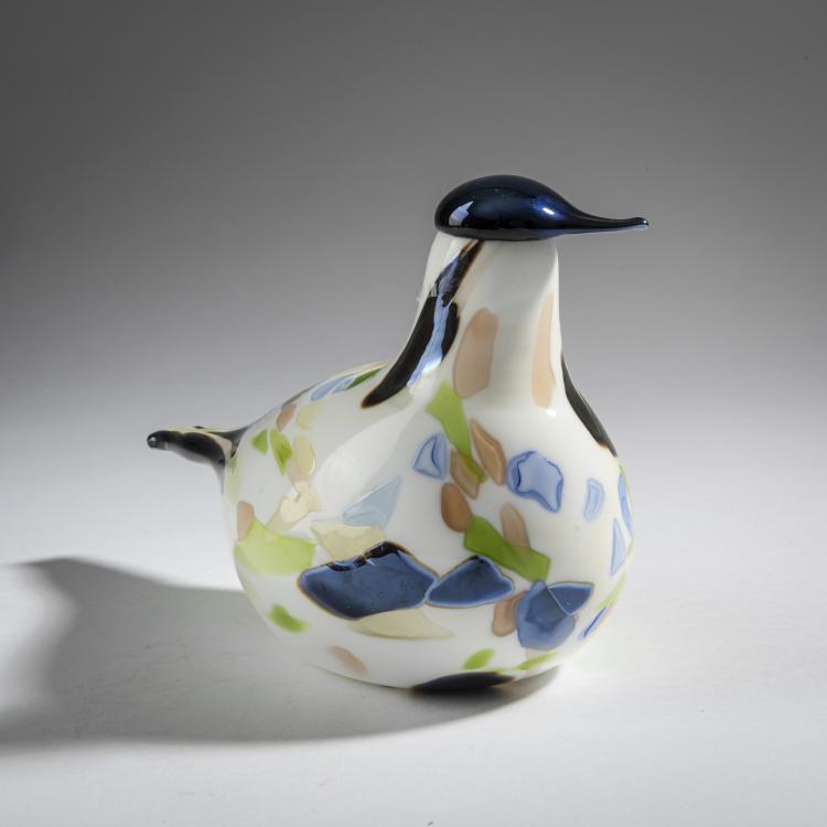 Bild 1 zu Objekt, Annual bird alder thrush 'Lepp&auml;rastas', 2014, Oiva Toikka, Nuutj&auml;rvi, Notsj&ouml;; Iittala, Kalvola, 161D 1099