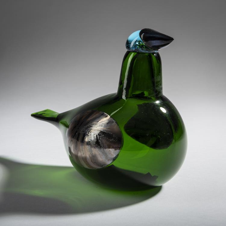 Bild 1 zu Objekt, Annual bird 'Lakla', 2015, Oiva Toikka, Nuutaj&auml;rvi, Notsj&ouml;; Iittala, Kalvola, 161D 1110