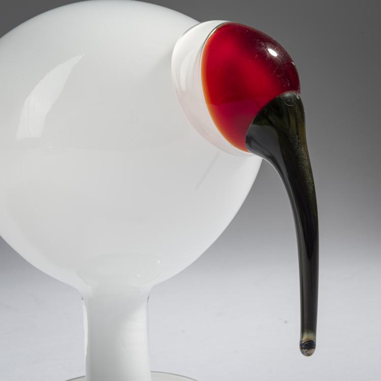 Bild 2 zu Objekt, Wei&szlig;er Ibis 'Valkoinen Ibis', 2005, Oiva Toikka, Nuutaj&auml;rvi, Notsj&ouml;; Iittala, Kalvola, 161D 1007