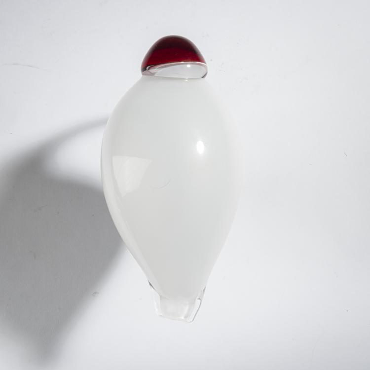 Bild 3 zu Objekt, Wei&szlig;er Ibis 'Valkoinen Ibis', 2005, Oiva Toikka, Nuutaj&auml;rvi, Notsj&ouml;; Iittala, Kalvola, 161D 1007