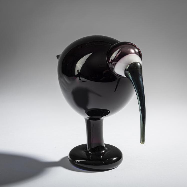 Bild 1 zu Objekt, Purple ibis, 2008, Oiva Toikka, Nuutaj&auml;rvi, Notsj&ouml;; Iittala, Kalvola, 161D 1039