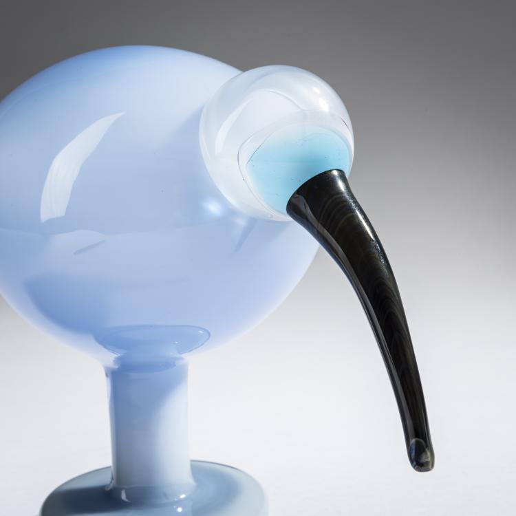 Bild 2 zu Objekt, Light blue ibis, 2009, Oiva Toikka, Nuutaj&auml;rvi, Notsj&ouml;; Iittala, Kalvola, 161D 1050