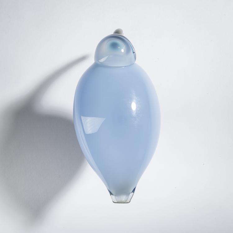 Bild 3 zu Objekt, Light blue ibis, 2009, Oiva Toikka, Nuutaj&auml;rvi, Notsj&ouml;; Iittala, Kalvola, 161D 1050