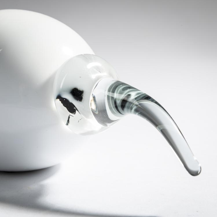 Bild 3 zu Objekt, White mibis, 2010, Oiva Toikka, Nuutaj&auml;rvi, Notsj&ouml;; Iittala, Kalvola, 161D 1065