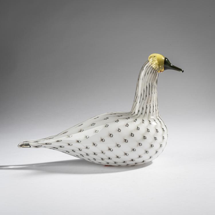 Hauptbild zu Objekt, Alaskischer Seetaucher 'Alaskan Kuikka', 2009, Oiva Toikka, Nuutaj&auml;rvi, Notsj&ouml;; Iittala, Kalvola, 161D 1051