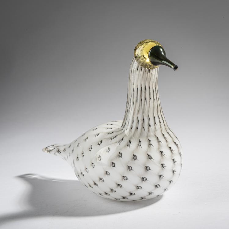 Bild 1 zu Objekt, Alaskischer Seetaucher 'Alaskan Kuikka', 2009, Oiva Toikka, Nuutaj&auml;rvi, Notsj&ouml;; Iittala, Kalvola, 161D 1051