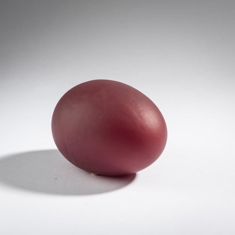 Bild 1 zu Objekt, Big egg 'Punainen Muna Iso', 2002, Oiva Toikka, Nuutaj&auml;rvi, Notsj&ouml;; Iittala, Kalvola, 161D 968