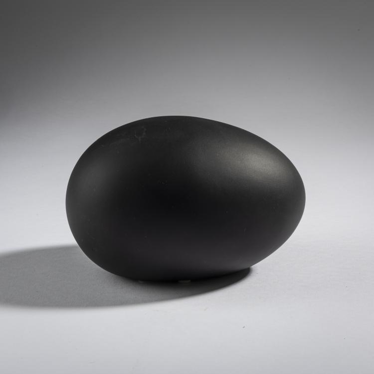 Hauptbild zu Objekt, Gro&szlig;es Ei 'Musta Muna Iso', 2002, Oiva Toikka, Nuutaj&auml;rvi, Notsj&ouml;; Iittala, Kalvola, 161D 978