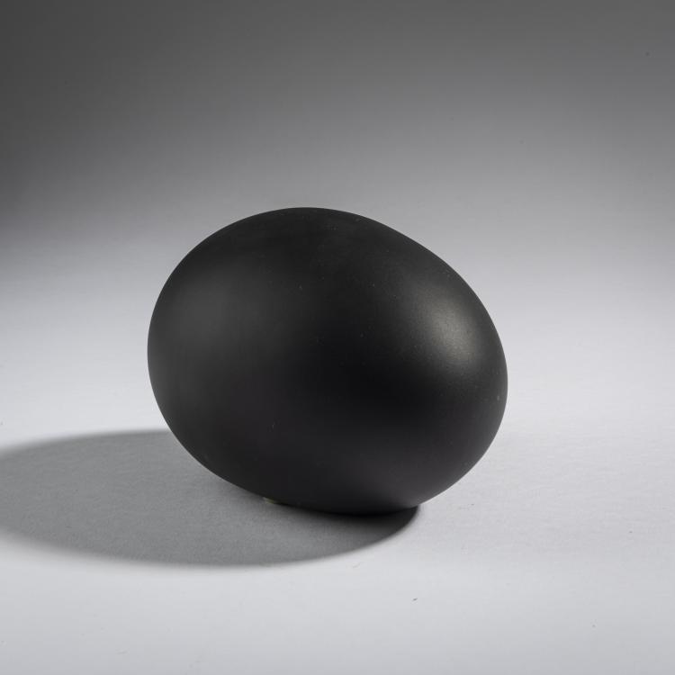 Bild 1 zu Objekt, Gro&szlig;es Ei 'Musta Muna Iso', 2002, Oiva Toikka, Nuutaj&auml;rvi, Notsj&ouml;; Iittala, Kalvola, 161D 978