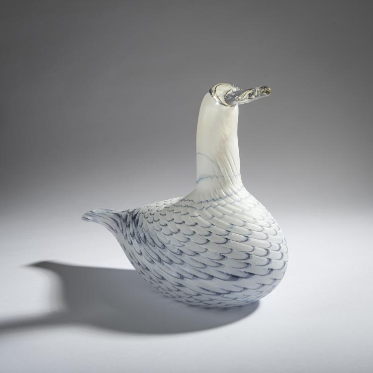 Bild 1 zu Objekt, Swan 'Villijoutsen', 1995, Oiva Toikka, Nuutaj&auml;rvi, Notsj&ouml;; Iittala, Kalvola, 161D 901