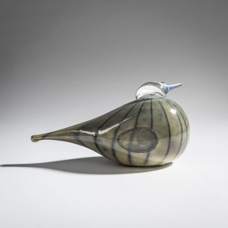 Hauptbild zu Objekt, Jung-Sperling 'Tirpunen', 1997, Oiva Toikka, Nuutaj&auml;rvi, Notsj&ouml;; Iittala, Kalvola, 161D 932