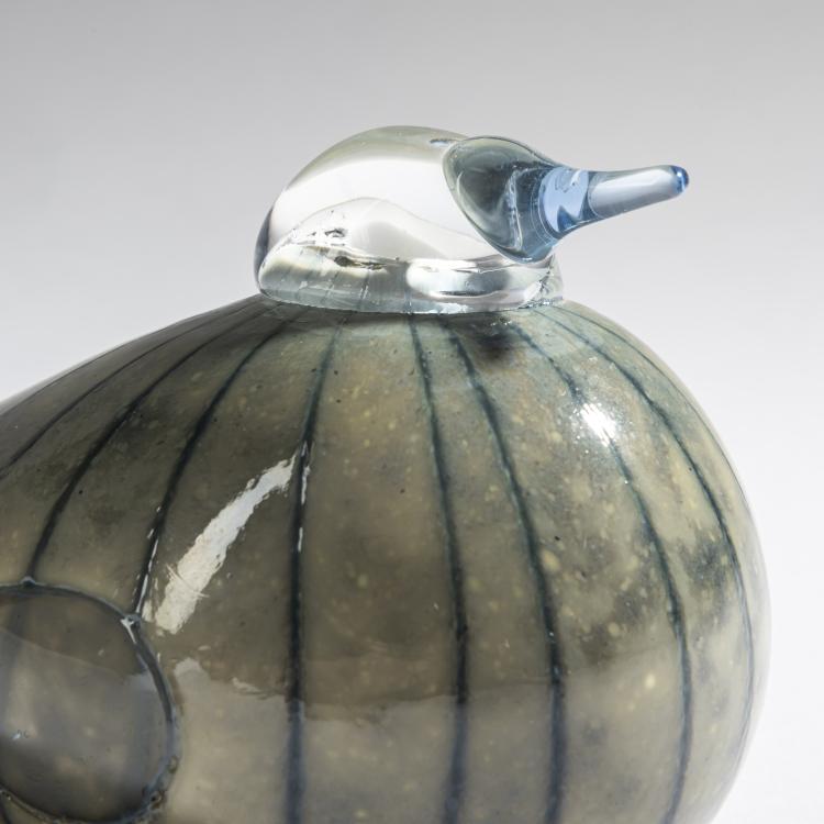 Bild 2 zu Objekt, Jung-Sperling 'Tirpunen', 1997, Oiva Toikka, Nuutaj&auml;rvi, Notsj&ouml;; Iittala, Kalvola, 161D 932