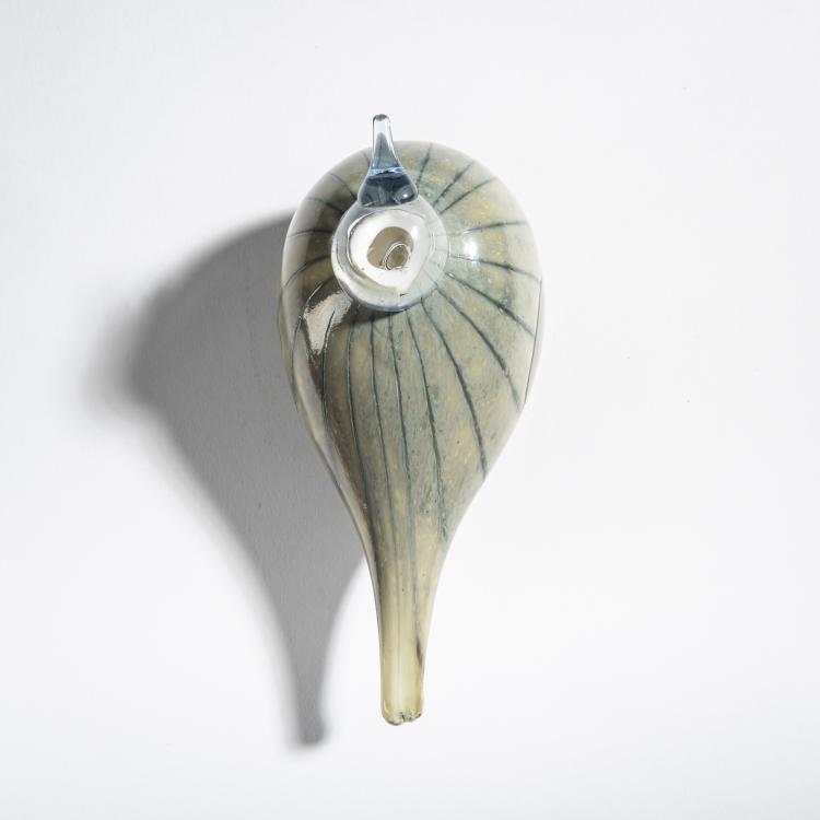 Bild 3 zu Objekt, Jung-Sperling 'Tirpunen', 1997, Oiva Toikka, Nuutaj&auml;rvi, Notsj&ouml;; Iittala, Kalvola, 161D 932