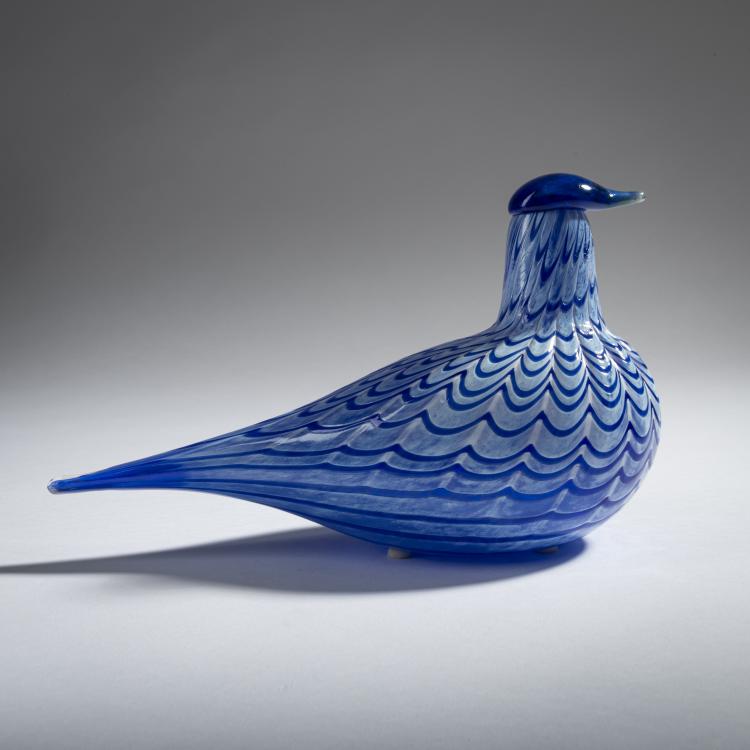Hauptbild zu Objekt, Blauschwanz, 1991-94, Oiva Toikka, Nuutaj&auml;rvi, Notsj&ouml;; Iittala, Kalvola, 161D 867
