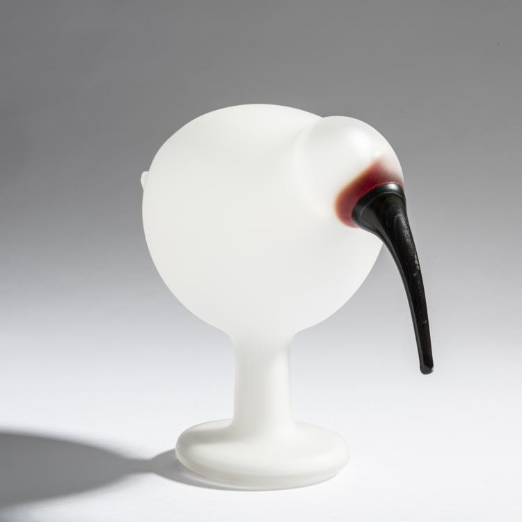 Bild 1 zu Objekt, White ibis, 2005, Oiva Toikka, Nuutaj&auml;rvi, Notsj&ouml;; Iittala, Kalvola, 161D 1010