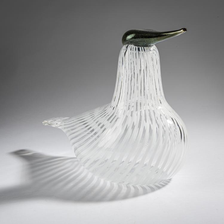 Bild 1 zu Objekt, Jubil&auml;umsvogel Bergente, 1992, Oiva Toikka, Nuutaj&auml;rvi, Notsj&ouml;; Iittala, Kalvola, 161D 870