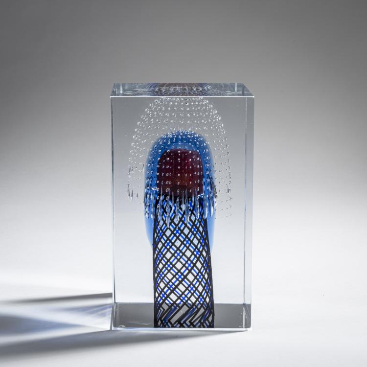 Hauptbild zu Objekt, 'Unikat'-W&uuml;rfel, 2009, Oiva Toikka, Nuutaj&auml;rvi, Notsj&ouml;; Iittala, Kalvola, 161D 1054