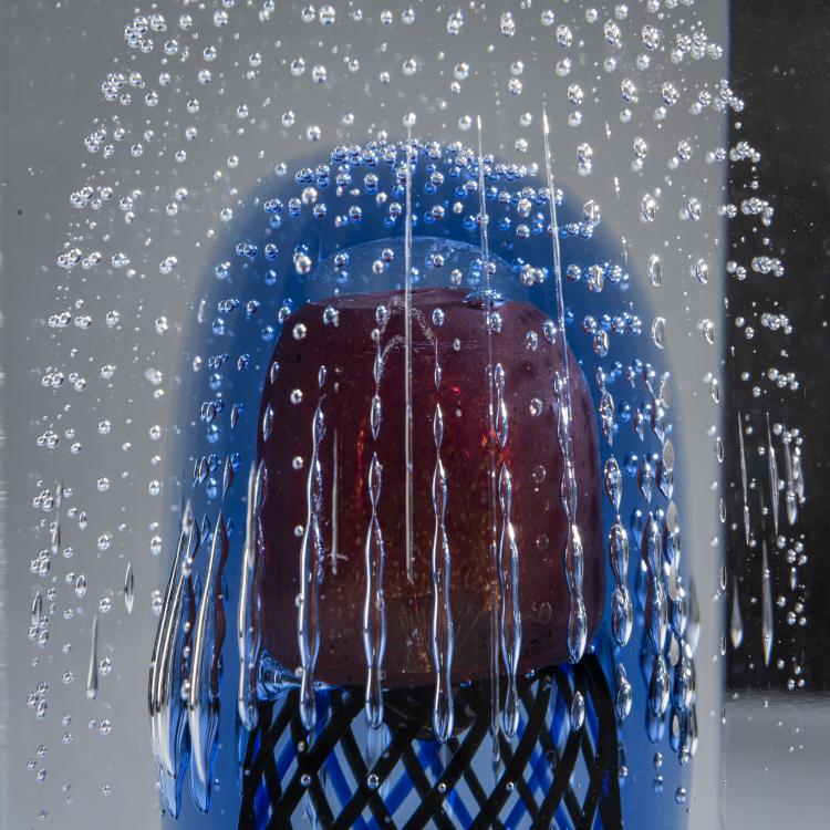 Bild 3 zu Objekt, 'Unikat'-W&uuml;rfel, 2009, Oiva Toikka, Nuutaj&auml;rvi, Notsj&ouml;; Iittala, Kalvola, 161D 1054