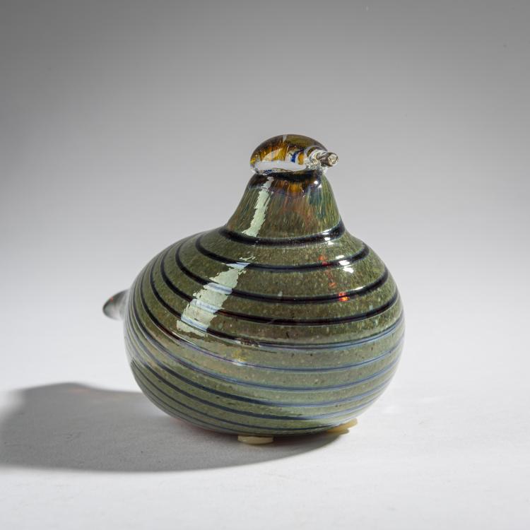 Bild 1 zu Objekt, 'Kansallis-Osaki-Pankii', um 1985, Oiva Toikka, Nuutaj&auml;rvi, Notsj&ouml;; Iittala, Kalvola, 161D 836