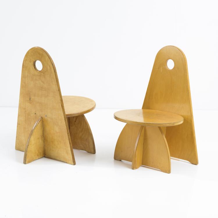 Bild 4 zu Objekt, 6 'Apollo' - '3017' children's chairs, 1980s, Jacobus Johannes Josephus Verzuu (in the style of), ADO, Berg en Bosch, 161C 765