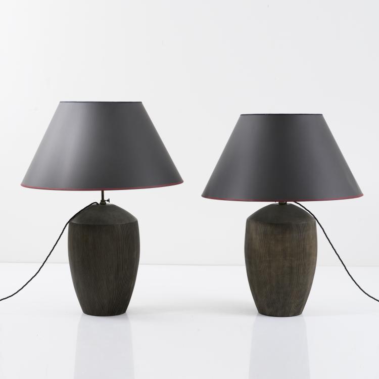 Hauptbild zu Objekt, 2 table lights, c. 1960, D&auml;nemark (zugeschrieben), 161C 648