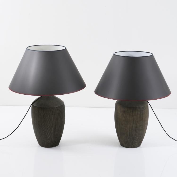 Bild 1 zu Objekt, 2 table lights, c. 1960, D&auml;nemark (zugeschrieben), 161C 648