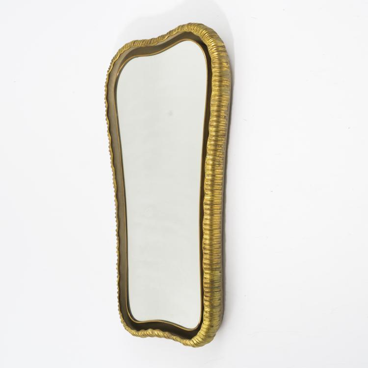 Hauptbild zu Objekt, Beleuchteter Wandspiegel, 1940er Jahre, Osvaldo Borsani (zugeschrieben), Italien, 161A 11