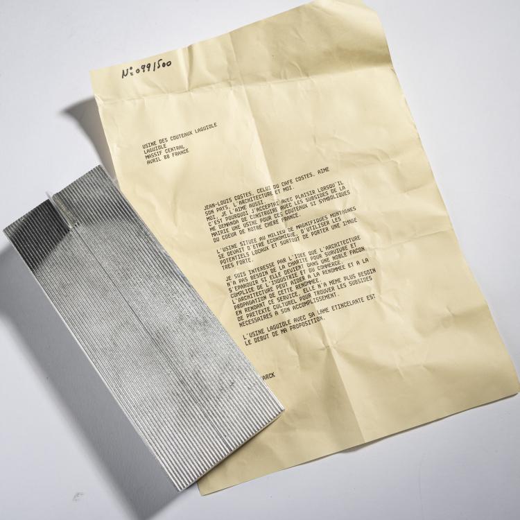 Bild 3 zu Objekt, 'Laguiole' architectural model, 1987, Philippe Starck, O.W.O, Montfort-l'Amaury, 161C 691