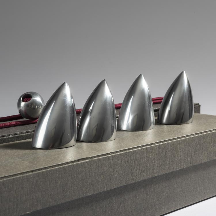 Bild 1 zu Objekt, 2 sets of 'Berta Youssouf' place card holders, 1987, Philippe Starck, O.W.O, Montfort-l'Amaury, 161C 706