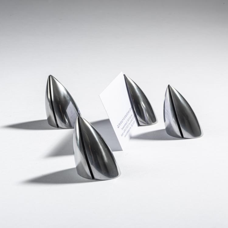 Bild 2 zu Objekt, 2 sets of 'Berta Youssouf' place card holders, 1987, Philippe Starck, O.W.O, Montfort-l'Amaury, 161C 706