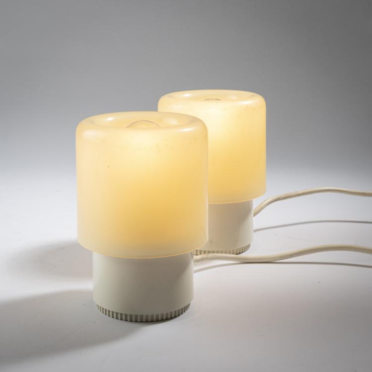 Bild 2 zu Objekt, 2 'Tic Tac' table lights, 1970, Giotto Stoppino, Kartell, Noviglio, 161A 167